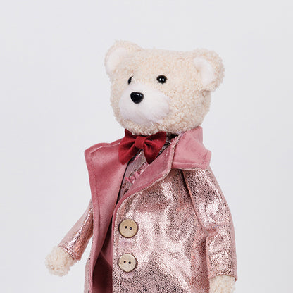 ΚΥΡΙΟΣ ΑΡΚΟΥΔΟΣ ΜΕ ΡΟΖ ΜΠΟΡΝΤΟ ΡΟΥΧΑ 16x13x43