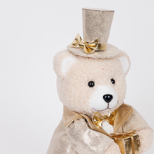 ΑΡΚΟΥΔΑΚΙ ΜΕ ΣΑΜΠΑΝΙ ΡΟΥΧΑ ΚΑΙ ΔΩΡΟ 14x18x31