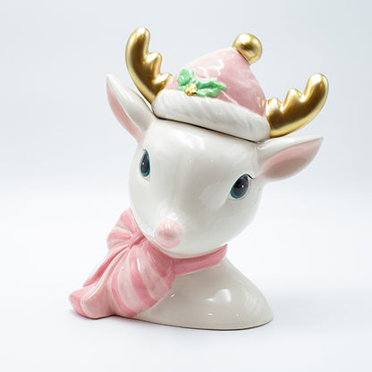 ΜΠΙΣΚΟΤΙΕΡΑ ΕΛΑΦΑΚΙ ΜΕ ΧΡΥΣΑ ΚΕΡΑΤΑ ΔΙΑΚΟΣΜΗΤΙΚΗ 23x17x28