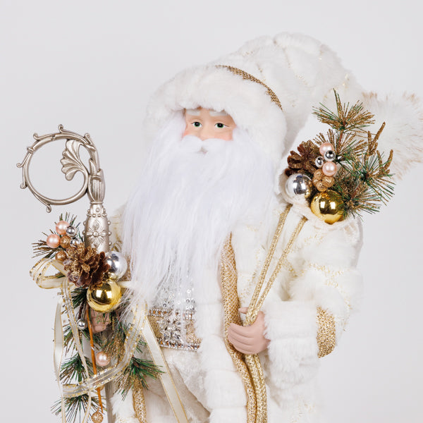 ΑΗ ΒΑΣΙΛΗΣ ΜΕ ΛΕΥΚΗ ΓΟΥΝΙΝΗ ΚΑΠΑ 28x18x46