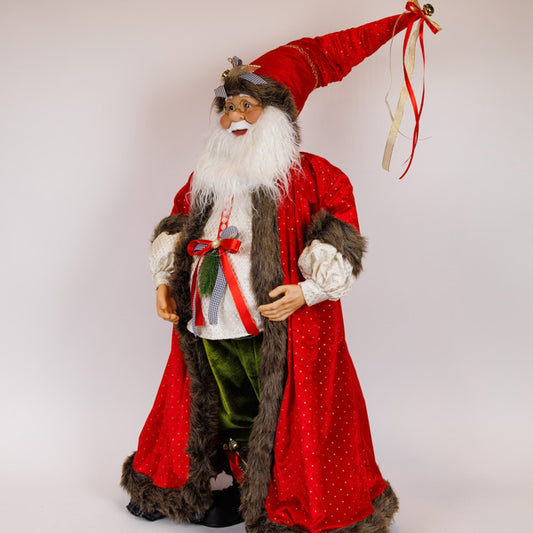 ΑΗ ΒΑΣΙΛΗΣ ΜΕ ΚΟΚΚΙΝΟ ΚΑΙ ΜΑΥΡΟ ΚΑΡΟ ΡΟΥΧΟ 37x28x95