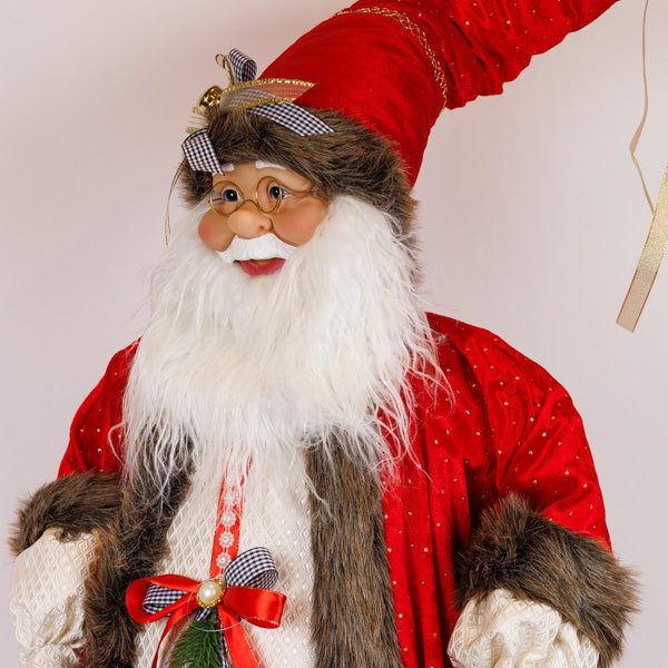 ΑΗ ΒΑΣΙΛΗΣ ΜΕ ΚΟΚΚΙΝΟ ΚΑΙ ΜΑΥΡΟ ΚΑΡΟ ΡΟΥΧΟ 37x28x95