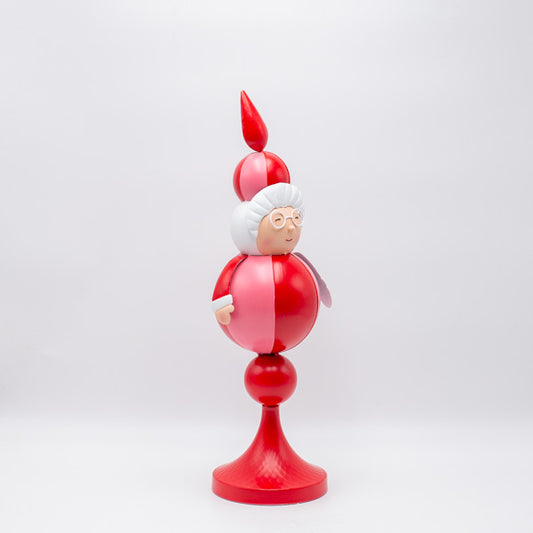 ΓΥΝΑΙΚΑ ΑΓΙΟΥ ΒΑΣΙΛΗ ΚΟΚΚΙΝΟ ΡΟΖ ΜΕΤΑΛΛΙΚΟ 14x13x45