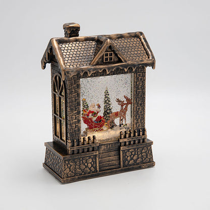 ΣΠΙΤΑΚΙ ΜΕ ΑΓΙΟ ΒΑΣΙΛΗ ΚΑΙ ΕΛΚΥΘΡΟ ΜΕ ΝΕΡΟ ΣΤΟ ΕΣΩΤΕΡΙΚΟ ΦΩΤΙΖΟΜΕΝΟ ΜΠΑΤΑΡΙΑΣ TIMER 15x8x21.5