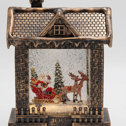 ΣΠΙΤΑΚΙ ΜΕ ΑΓΙΟ ΒΑΣΙΛΗ ΚΑΙ ΕΛΚΥΘΡΟ ΜΕ ΝΕΡΟ ΣΤΟ ΕΣΩΤΕΡΙΚΟ ΦΩΤΙΖΟΜΕΝΟ ΜΠΑΤΑΡΙΑΣ TIMER 15x8x21.5