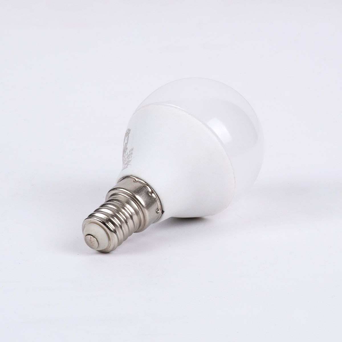 60014 Λάμπα LED E14 G45 Γλομπάκι 4W 376lm 260° AC 220-240V IP20 Φ4.5 x Υ7.8cm Θερμό Λευκό 2700K - 3 Years Warranty