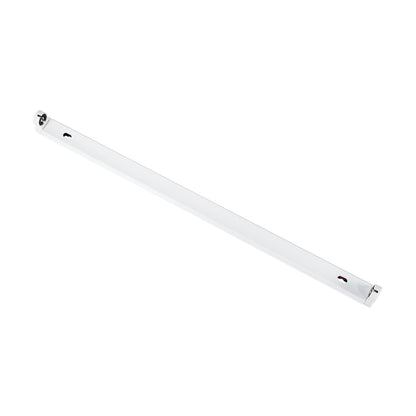 TUBATO 60147 Μεταλλικό Σκαφάκι για 1 x Λάμπα 60CM T8 G13 LED AC 220-240V IP20 Μ60 x Π3.4 x Υ4.3cm