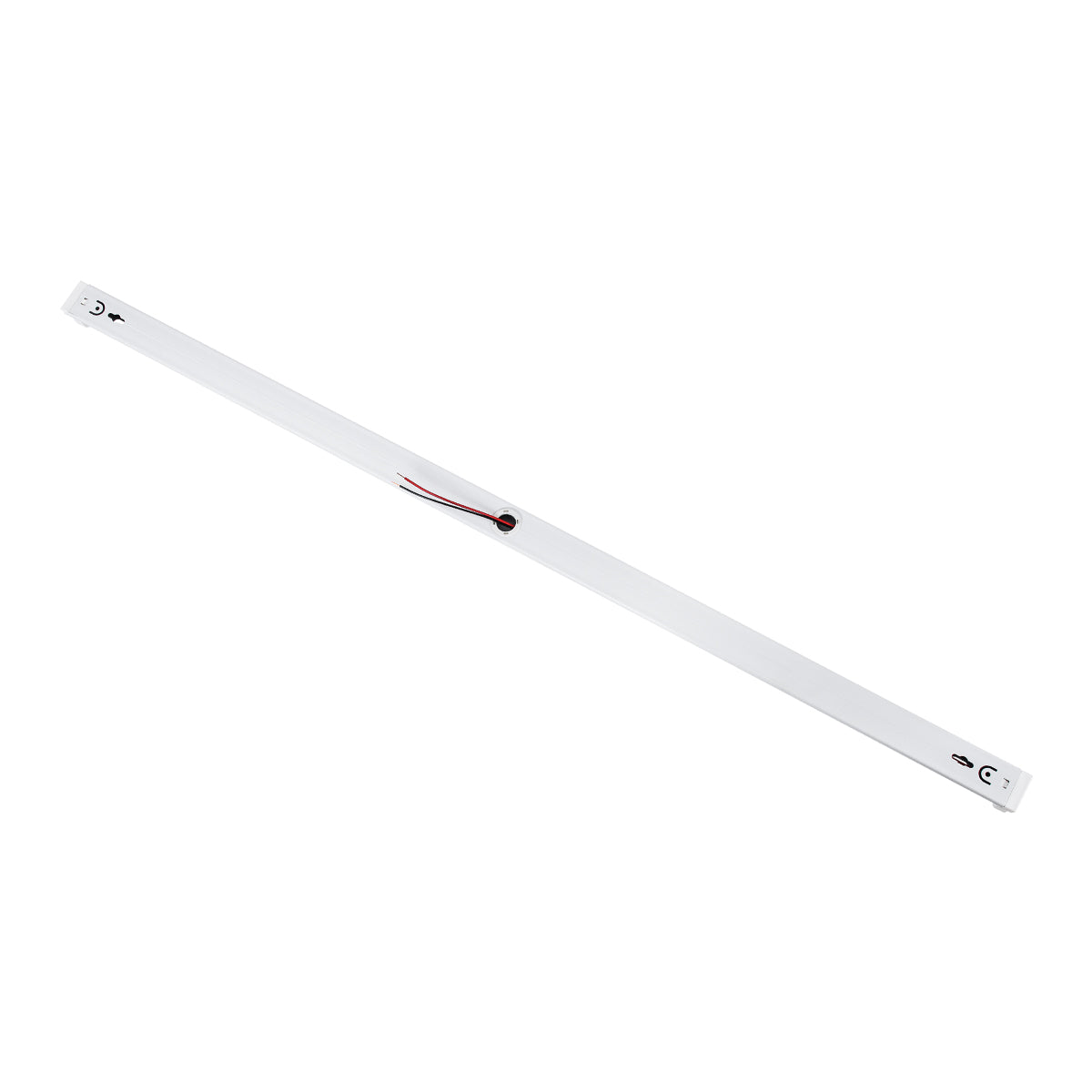 TUBATO 60148 Μεταλλικό Σκαφάκι για 1 x Λάμπα 90CM T8 G13 LED AC 220-240V IP20 Μ90 x Π3.4 x Υ4.3cm