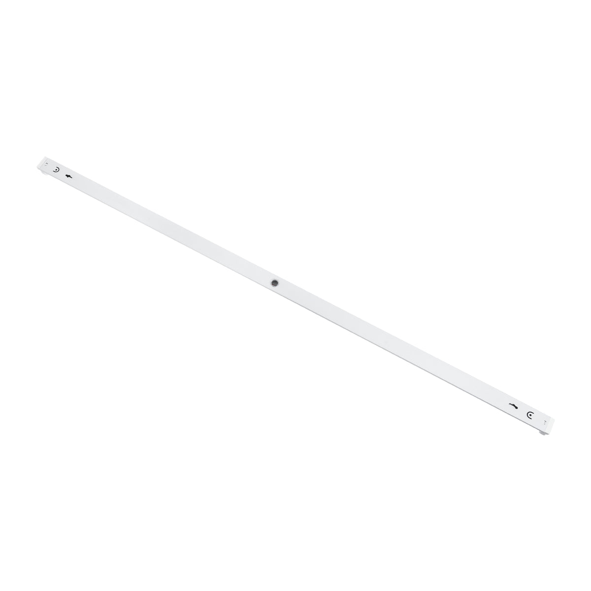 TUBATO 60149 Μεταλλικό Σκαφάκι για 1 x Λάμπα 120CM T8 G13 LED AC 220-240V IP20 Μ120 x Π3.4 x Υ4.3cm