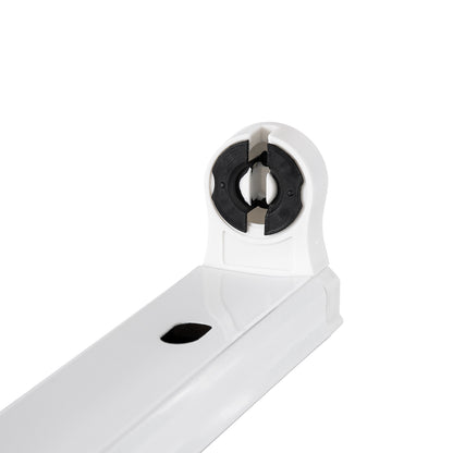 TUBATO 60150 Μεταλλικό Σκαφάκι για 1 x Λάμπα 150CM T8 G13 LED AC 220-240V IP20 Μ150 x Π3.4 x Υ4.3cm