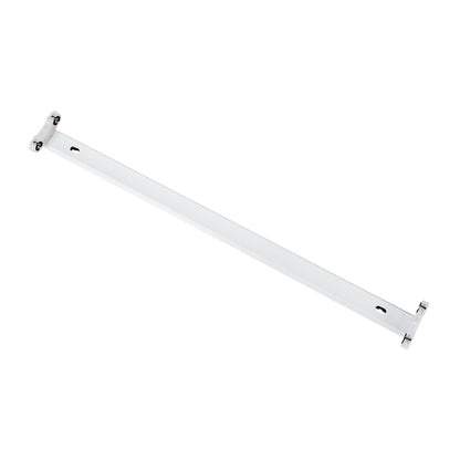 TUBATO 60151 Μεταλλικό Σκαφάκι για 2 x Λάμπες 60CM T8 G13 LED AC 220-240V IP20 Μ60 x Π7.2 x Υ4cm
