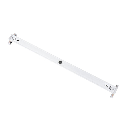 TUBATO 60151 Μεταλλικό Σκαφάκι για 2 x Λάμπες 60CM T8 G13 LED AC 220-240V IP20 Μ60 x Π7.2 x Υ4cm