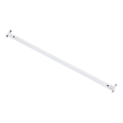 TUBATO 60152 Μεταλλικό Σκαφάκι για 2 x Λάμπες 90CM T8 G13 LED AC 220-240V IP20 Μ90 x Π7.2 x Υ4cm