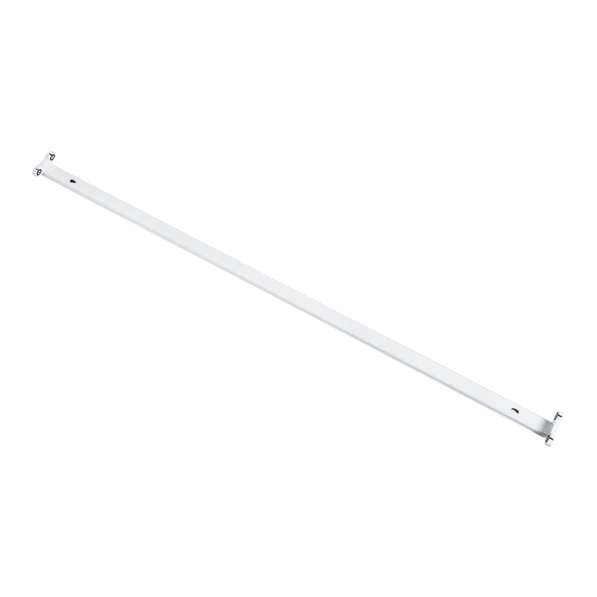 TUBATO 60153 Μεταλλικό Σκαφάκι για 2 x Λάμπες 120CM T8 G13 LED AC 220-240V IP20 Μ120 x Π7.2 x Υ4cm