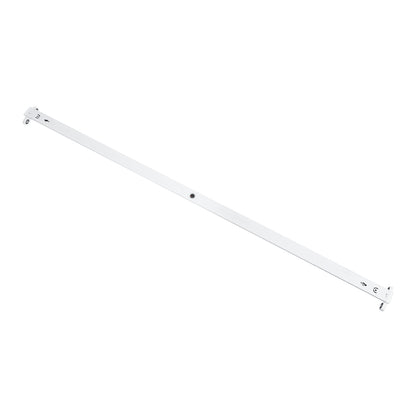 TUBATO 60153 Μεταλλικό Σκαφάκι για 2 x Λάμπες 120CM T8 G13 LED AC 220-240V IP20 Μ120 x Π7.2 x Υ4cm