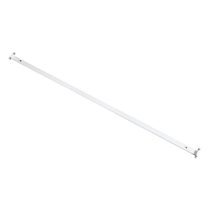 TUBATO 60154 Μεταλλικό Σκαφάκι για 2 x Λάμπες 150CM T8 G13 LED AC 220-240V IP20 Μ150 x Π7.2 x Υ4cm