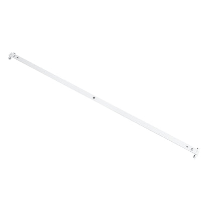 TUBATO 60154 Μεταλλικό Σκαφάκι για 2 x Λάμπες 150CM T8 G13 LED AC 220-240V IP20 Μ150 x Π7.2 x Υ4cm