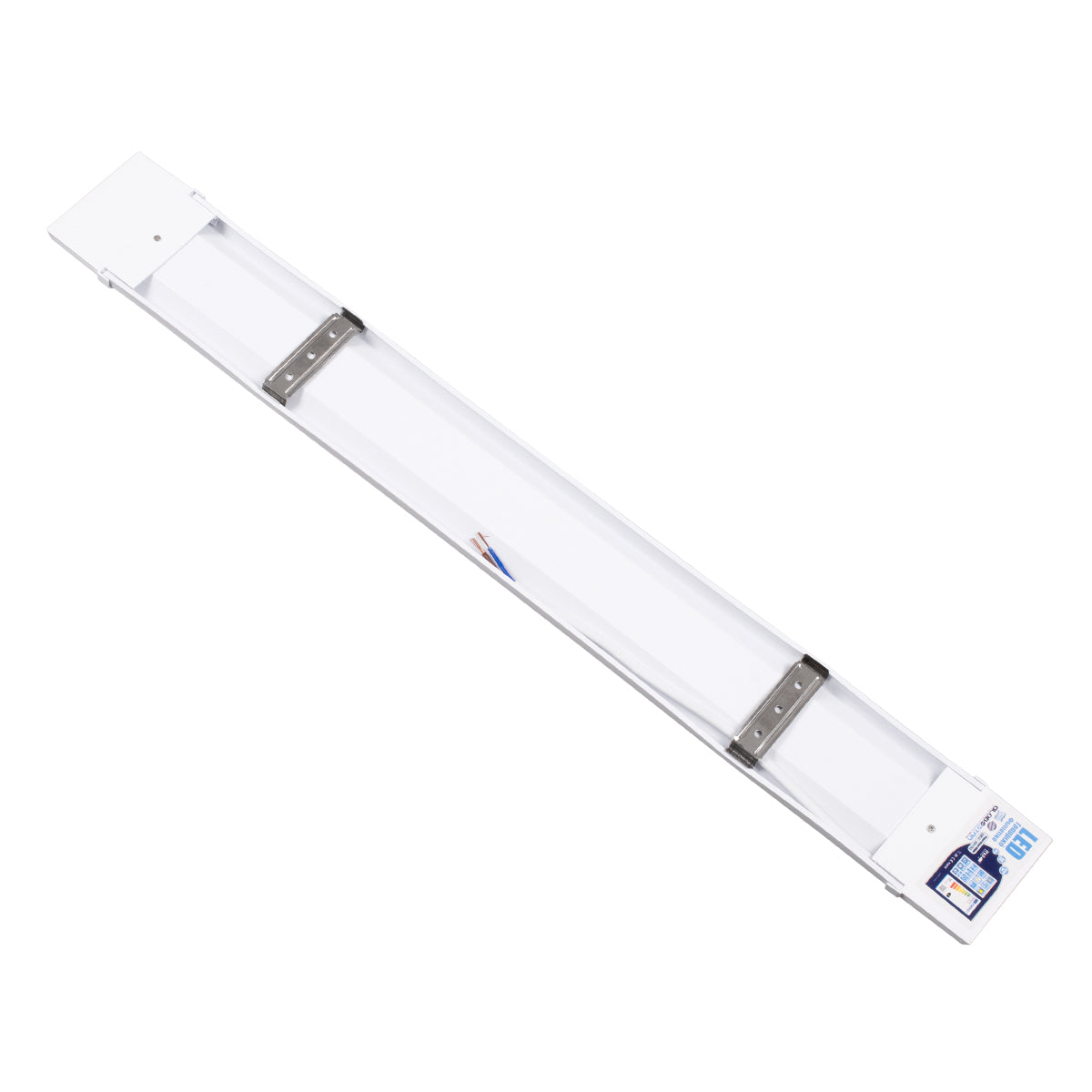 60156 LED Γραμμικό Βιομηχανικό Φωτιστικό Tri-Proof 60cm 20W 1847lm 120° AC 220-240V Αδιάβροχο IP65 Μ60 x Π7.5 x Υ2.5cm Φυσικό Λευκό 4500K