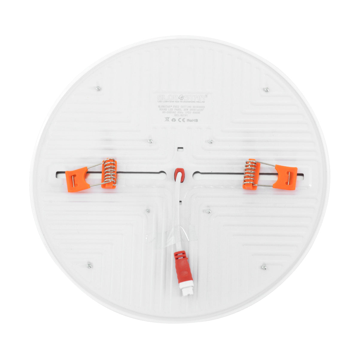 PANELEON 60192 Χωνευτό Panel Οροφής με Σύστημα Ρυθμιζόμενης Τρύπας Κοπής LED 33W 3492lm 180° AC 220-240V IP20 Φυσικό Λευκό 4500K - Lumileds SMD Chip & TÜV SÜD Driver - Λευκό Γαλακτερό - Μ22.2 x Π22.2 x Υ2 / Q3.5 έως Q20.5