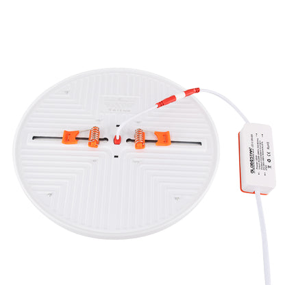 PANELEON 60192 Χωνευτό Panel Οροφής με Σύστημα Ρυθμιζόμενης Τρύπας Κοπής LED 33W 3492lm 180° AC 220-240V IP20 Φυσικό Λευκό 4500K - Lumileds SMD Chip & TÜV SÜD Driver - Λευκό Γαλακτερό - Μ22.2 x Π22.2 x Υ2 / Q3.5 έως Q20.5