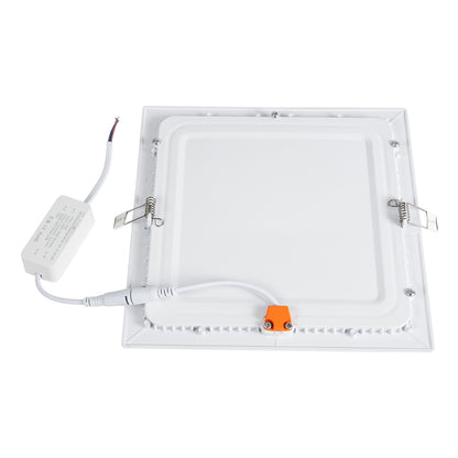 60199 Χωνευτό LED Panel 20W 2060lm 120° AC 220-240V IP20 Μ22.5 x Π22.5 x Υ1.9cm Θερμό Λευκό 2700K