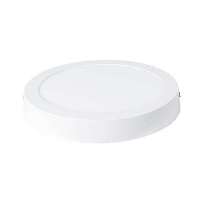 60201 Εξωτερικό LED Panel Φ22cm 20W 2120lm 120° AC 220-240V IP20 Φ22.2 x Υ3cm Φυσικό Λευκό 4500K