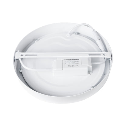 60202 Εξωτερικό LED Panel Φ22cm 20W 2060lm 120° AC 220-240V IP20 Φ22.2 x Υ3cm Θερμό Λευκό 2700K