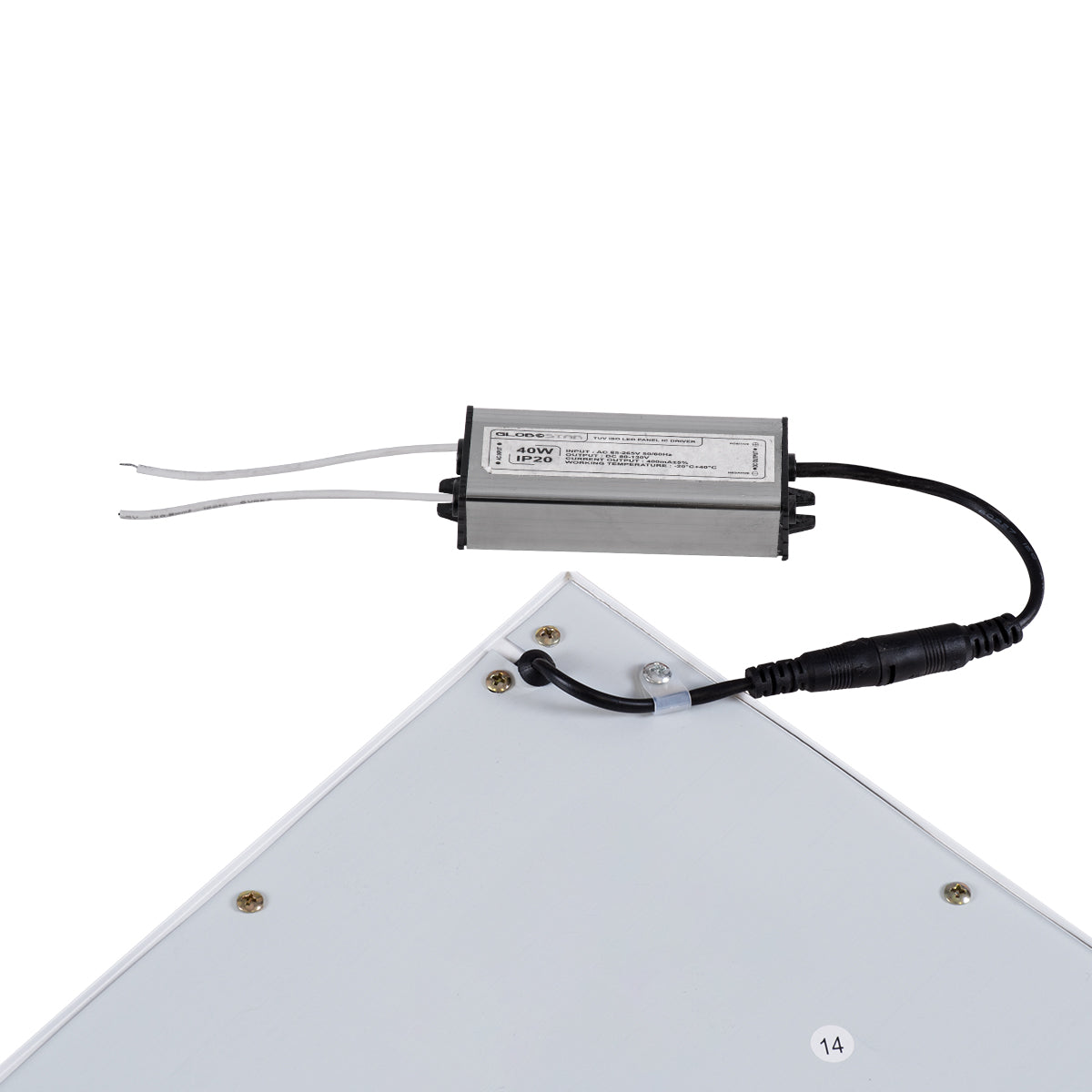 60206 Χωνευτό LED Panel Milky Super Slim 60x60cm 40W 4000lm 120° CRI≥80Ra UGR<19 AC 220-240V IP20 Μ60 x Π60 x Υ1.5cm - Ψυχρό Λευκό 6000K - TÜV Certified Driver