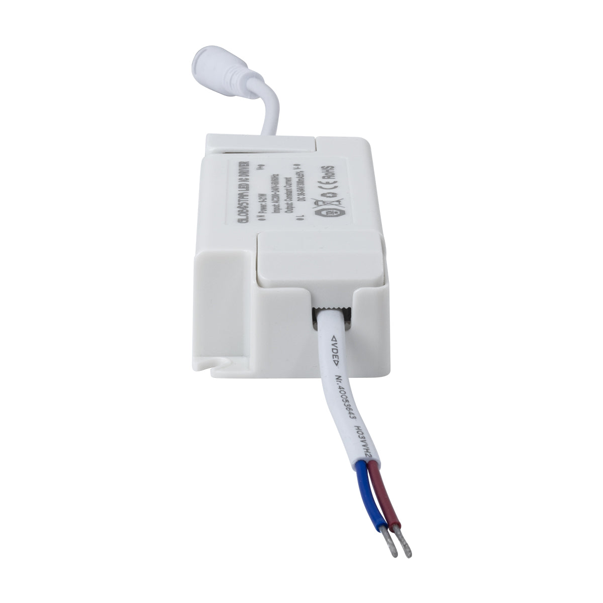 60222 ABS Πλαστικό Τροφοδοτικό SELV για Προϊόντα LED 9-21W AC 200-240V σε Constant Current DC 36-54V/300mA±5% PF0.95 IP20 M11 x Π4.3 x Υ2.5cm - TÜV Certified Driver