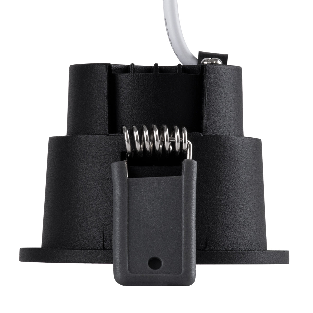 PLUTO-S 60250 Χωνευτό LED Spot Downlight TrimLess Φ6.4cm 7W 910lm 38° AC 220-240V IP20 Φ6.4 x Υ4.9cm - Στρόγγυλο - Μαύρο & Anti-Glare HoneyComb - Φυσικό Λευκό 4500K - Bridgelux COB