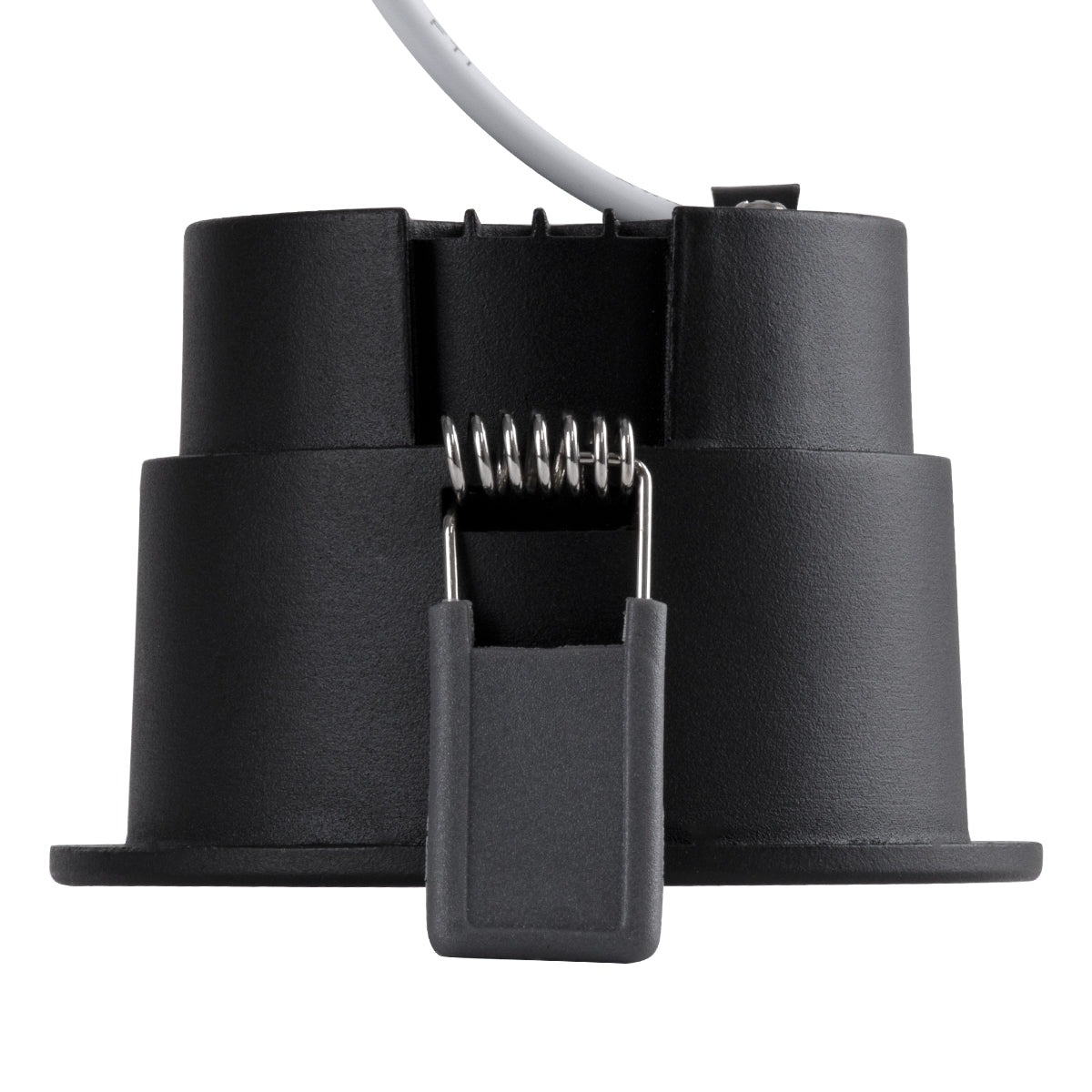 PLUTO-M 60257 Recessed Downlight Spot with Honeycomb Anti-Glare Reflector LED 10W 1250lm 38° AC 220-240V IP20 Warm White 2700K - Bridgelux COB Chip & TÜV SÜD Driver - Matte Black - L8.4 x W8.4 x H5.9 / Q7.5