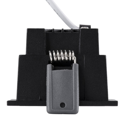 PLUTO-S 60269 Χωνευτό LED Spot Downlight TrimLess Μ6.4xΠ6.4cm 7W 875lm 38° AC 220-240V IP20 Μ6.4 x Π6.4 x Υ4.9cm - Τετράγωνο - Μαύρο & Anti-Glare HoneyComb - Θερμό Λευκό 2700K - Bridgelux COB