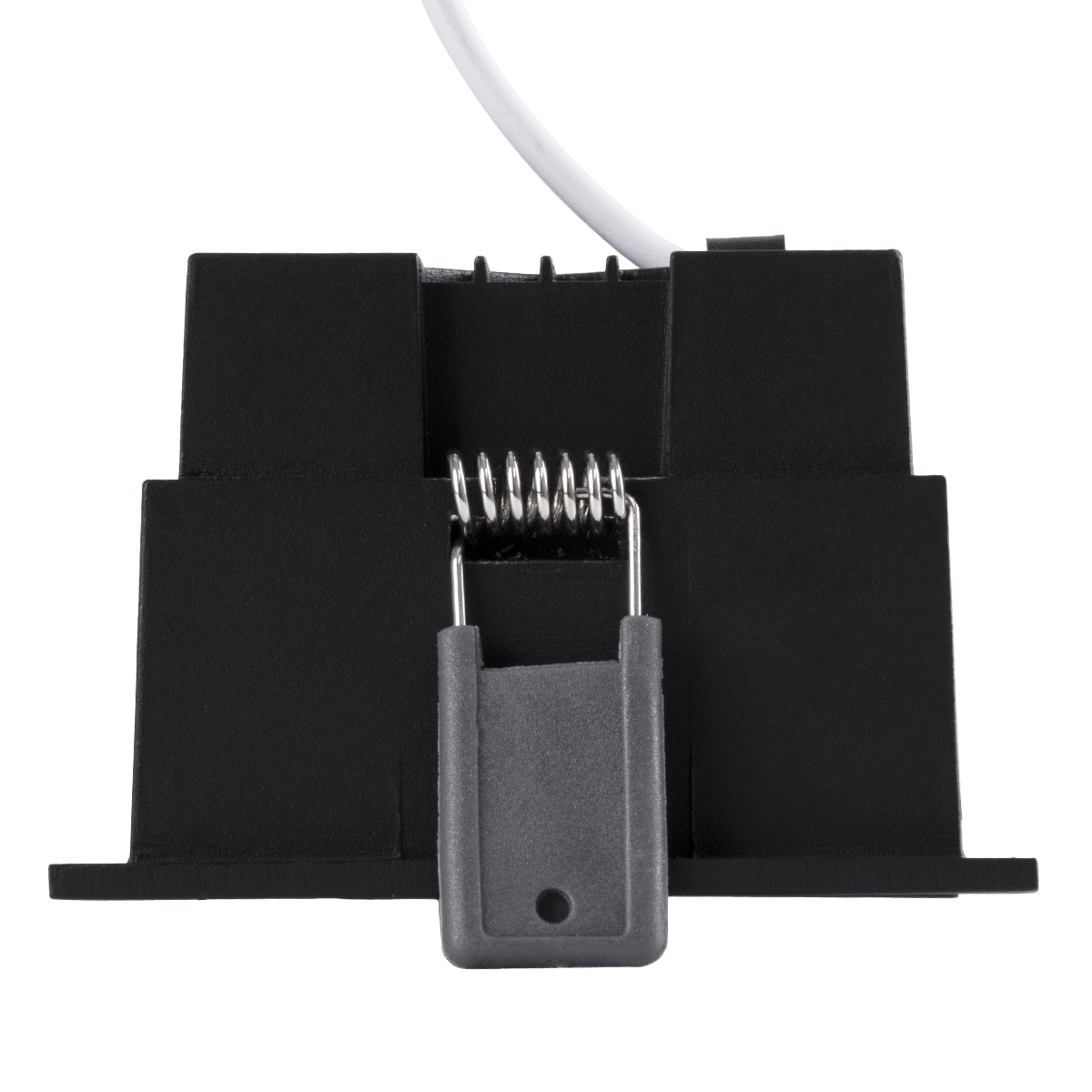 PLUTO-M 60275 Χωνευτό LED Spot Downlight TrimLess Μ8.4xΠ8.4cm 10W 1250lm 38° AC 220-240V IP20 Μ8.4 x Π8.4 x Υ5.9cm - Τετράγωνο - Μαύρο & Anti-Glare HoneyComb - Θερμό Λευκό 2700K - Bridgelux COB