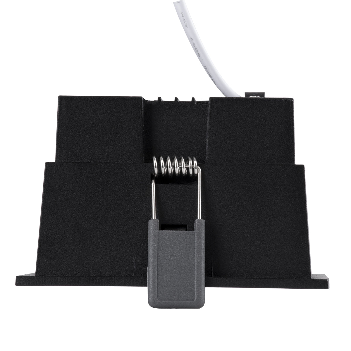 PLUTO-B 60281 Χωνευτό LED Spot Downlight TrimLess Μ10.4xΠ10.4cm 15W 1875lm 38° AC 220-240V IP20 Μ10.4 x Π10.4 x Υ6.5cm - Τετράγωνο - Μαύρο & Anti-Glare HoneyComb - Θερμό Λευκό 2700K - Bridgelux COB