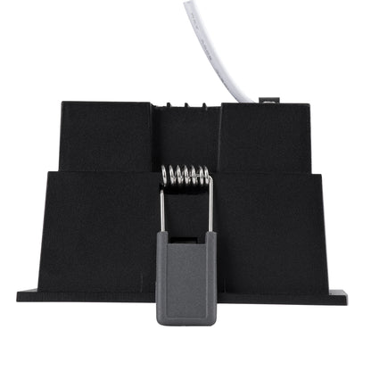 PLUTO-B 60281 Χωνευτό LED Spot Downlight TrimLess Μ10.4xΠ10.4cm 15W 1875lm 38° AC 220-240V IP20 Μ10.4 x Π10.4 x Υ6.5cm - Τετράγωνο - Μαύρο & Anti-Glare HoneyComb - Θερμό Λευκό 2700K - Bridgelux COB