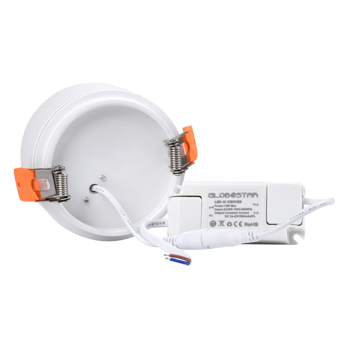 OMEGA-R 60294 Χωνευτό LED Spot Downlight TrimLess Φ10cm 12W 1560lm 36° AC 220-240V IP20 Φ10 x Υ8.2cm - Στρόγγυλο - Λευκό - Φυσικό Λευκό 4500K - Bridgelux COB