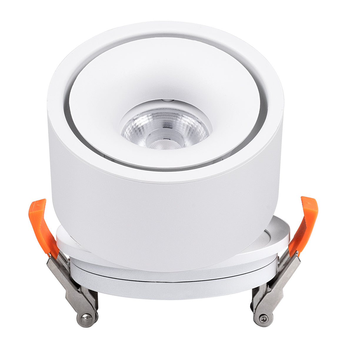 OMEGA-R 60294 Χωνευτό LED Spot Downlight TrimLess Φ10cm 12W 1560lm 36° AC 220-240V IP20 Φ10 x Υ8.2cm - Στρόγγυλο - Λευκό - Φυσικό Λευκό 4500K - Bridgelux COB