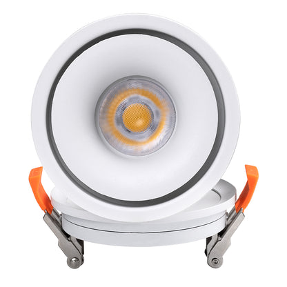 OMEGA-R 60294 Χωνευτό LED Spot Downlight TrimLess Φ10cm 12W 1560lm 36° AC 220-240V IP20 Φ10 x Υ8.2cm - Στρόγγυλο - Λευκό - Φυσικό Λευκό 4500K - Bridgelux COB
