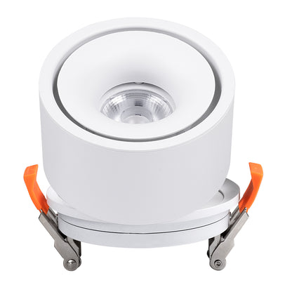 OMEGA-R 60295 Χωνευτό LED Spot Downlight TrimLess Φ10cm 12W 1500lm 36° AC 220-240V IP20 Φ10 x Υ8.2cm - Στρόγγυλο - Λευκό - Θερμό Λευκό 2700K - Bridgelux COB