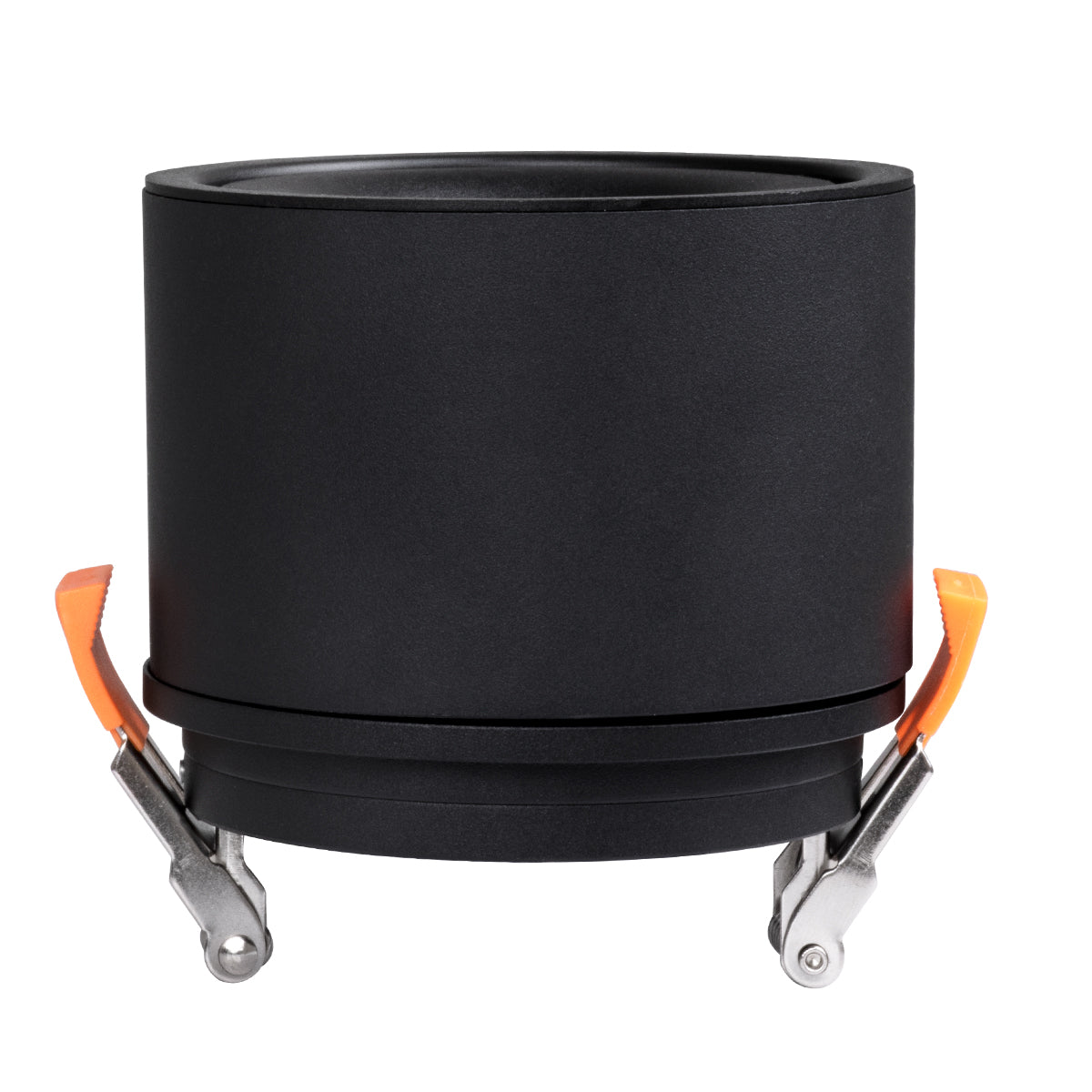 OMEGA-R 60297 Χωνευτό LED Spot Downlight TrimLess Φ10cm 12W 1500lm 36° AC 220-240V IP20 Φ10 x Υ8.2cm - Στρόγγυλο - Μαύρο - Θερμό Λευκό 2700K - Bridgelux COB