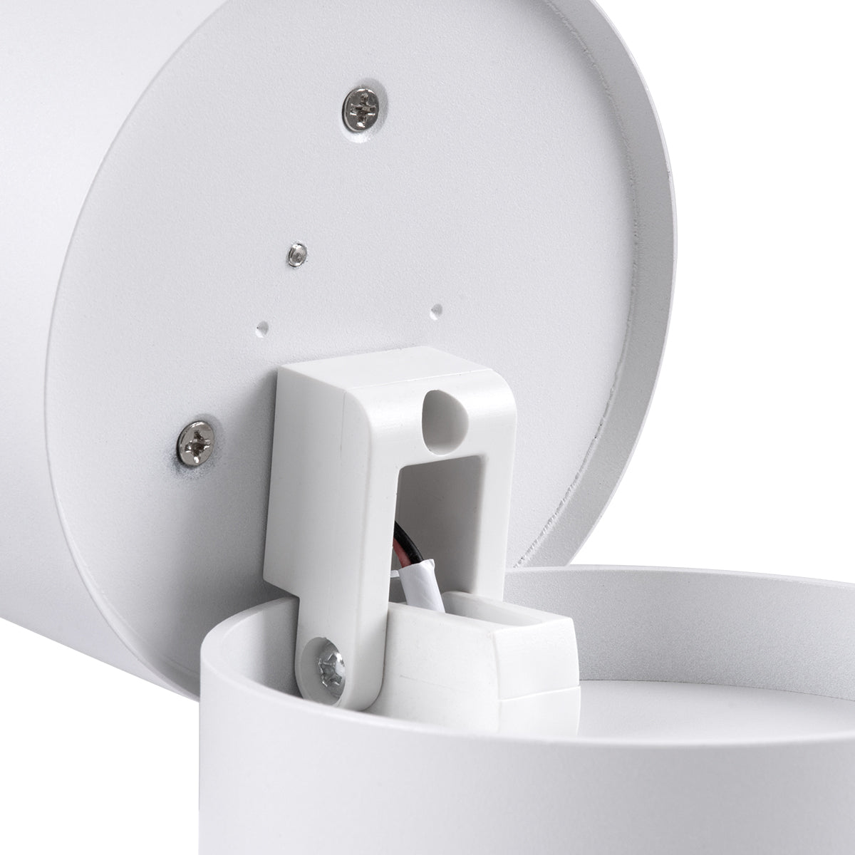 OMEGA-S 60299 Επιφανειακό LED Spot Downlight Φ10cm 12W 1500lm 36° AC 220-240V IP20 Φ10 x Υ10.5cm - Στρόγγυλο - Λευκό - Θερμό Λευκό 2700K - Bridgelux COB