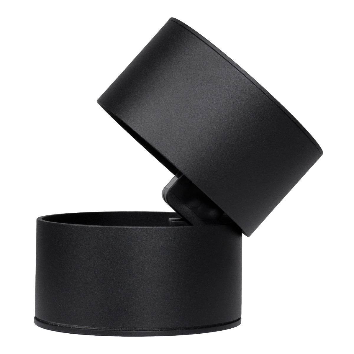 OMEGA-S 60300 Επιφανειακό LED Spot Downlight Φ10cm 12W 1560lm 36° AC 220-240V IP20 Φ10 x Υ10.5cm - Στρόγγυλο - Μαύρο - Φυσικό Λευκό 4500K - Bridgelux COB