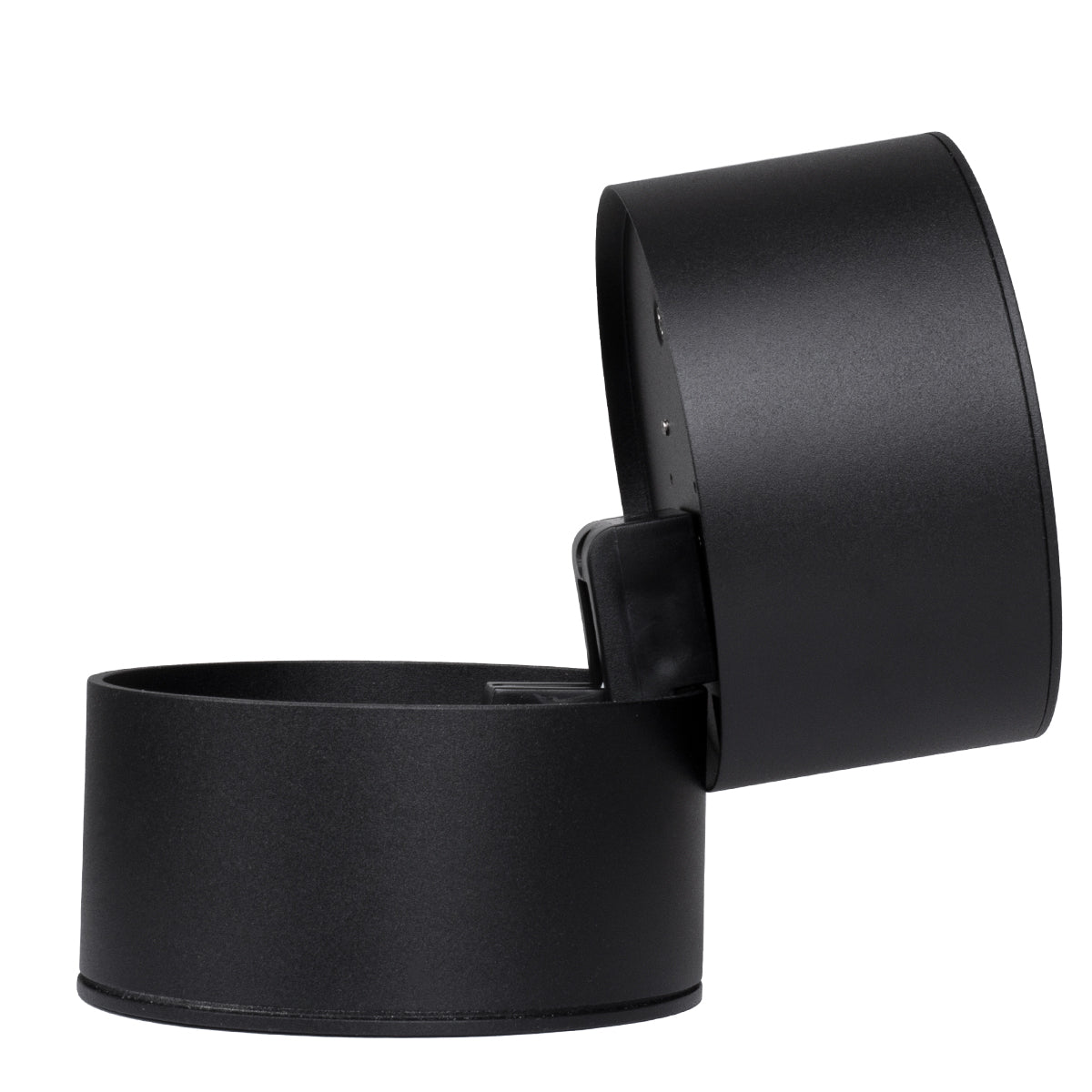 OMEGA-S 60300 Επιφανειακό LED Spot Downlight Φ10cm 12W 1560lm 36° AC 220-240V IP20 Φ10 x Υ10.5cm - Στρόγγυλο - Μαύρο - Φυσικό Λευκό 4500K - Bridgelux COB