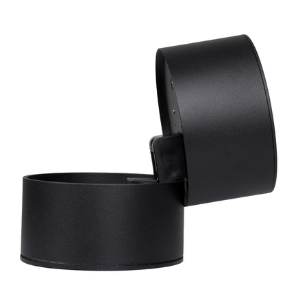 OMEGA-S 60300 Επιφανειακό LED Spot Downlight Φ10cm 12W 1560lm 36° AC 220-240V IP20 Φ10 x Υ10.5cm - Στρόγγυλο - Μαύρο - Φυσικό Λευκό 4500K - Bridgelux COB