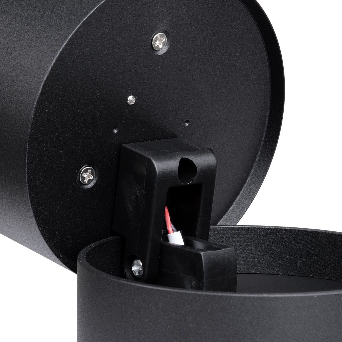 OMEGA-S 60300 Επιφανειακό LED Spot Downlight Φ10cm 12W 1560lm 36° AC 220-240V IP20 Φ10 x Υ10.5cm - Στρόγγυλο - Μαύρο - Φυσικό Λευκό 4500K - Bridgelux COB