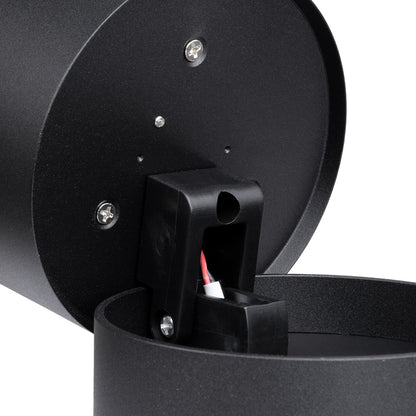 OMEGA-S 60300 Επιφανειακό LED Spot Downlight Φ10cm 12W 1560lm 36° AC 220-240V IP20 Φ10 x Υ10.5cm - Στρόγγυλο - Μαύρο - Φυσικό Λευκό 4500K - Bridgelux COB