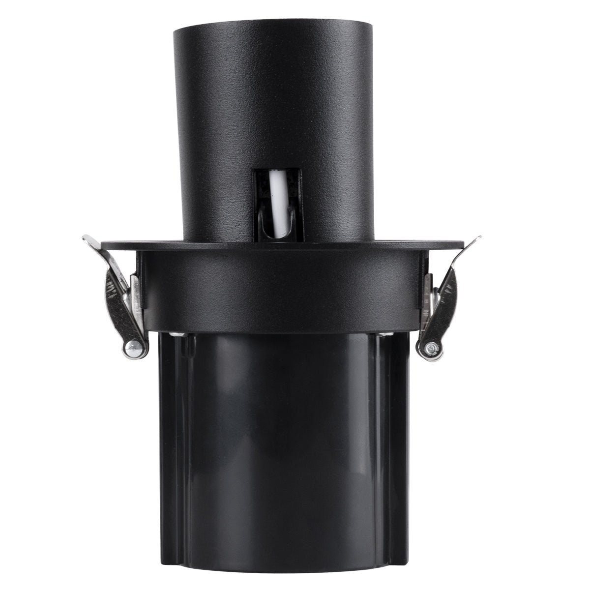 VIRGO-S 60304 Χωνευτό LED Spot Downlight TrimLess Φ9cm 7W 910lm 36° AC 220-240V IP20 Φ9cm x Υ9cm - Στρόγγυλο - Μαύρο - Φυσικό Λευκό 4500K - Bridgelux COB