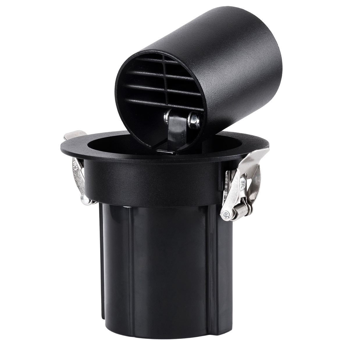 VIRGO-S 60305 Χωνευτό LED Spot Downlight TrimLess Φ9cm 7W 875lm 36° AC 220-240V IP20 Φ9cm x Υ9cm - Στρόγγυλο - Μαύρο - Θερμό Λευκό 2700K - Bridgelux COB