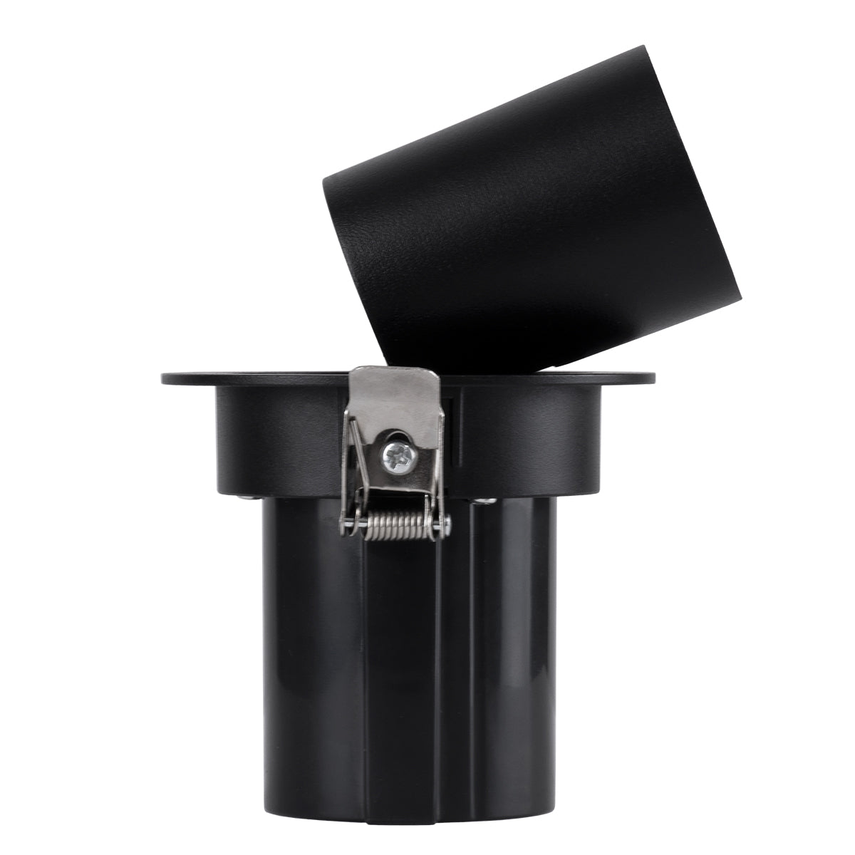 VIRGO-S 60305 Χωνευτό LED Spot Downlight TrimLess Φ9cm 7W 875lm 36° AC 220-240V IP20 Φ9cm x Υ9cm - Στρόγγυλο - Μαύρο - Θερμό Λευκό 2700K - Bridgelux COB