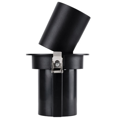 VIRGO-M 60308 Χωνευτό LED Spot Downlight TrimLess Φ11cm 12W 1560lm 36° AC 220-240V IP20 Φ11cm x Υ11.5cm - Στρόγγυλο - Μαύρο - Φυσικό Λευκό 4500K - Bridgelux COB